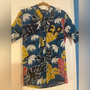 10 Deep Floral Baseball Jersey
